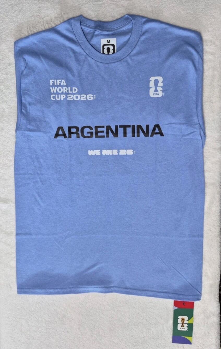 NWT 2026 ARGENTINA FIFA World Cup Shirt Size Medium